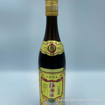 10 anos de garrafa de vidro com idade Shaoxing Huadiao Wine